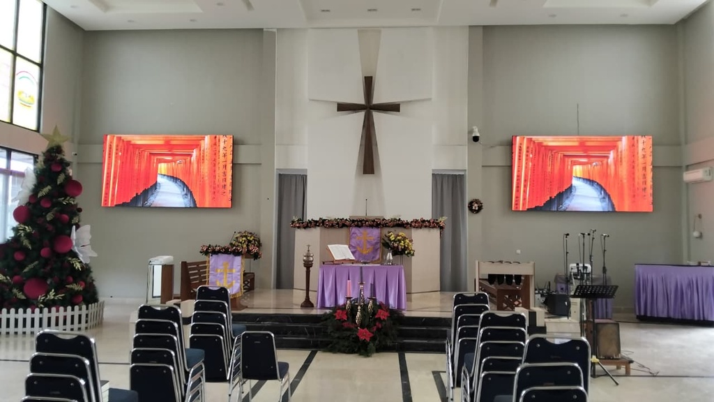 LED Videotron Indoor Fixed P2.5 uk. 320 cm x 176 cm