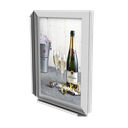 X Bright Snap Frame Lightbox 70 cm x 100 cm (Silver)
