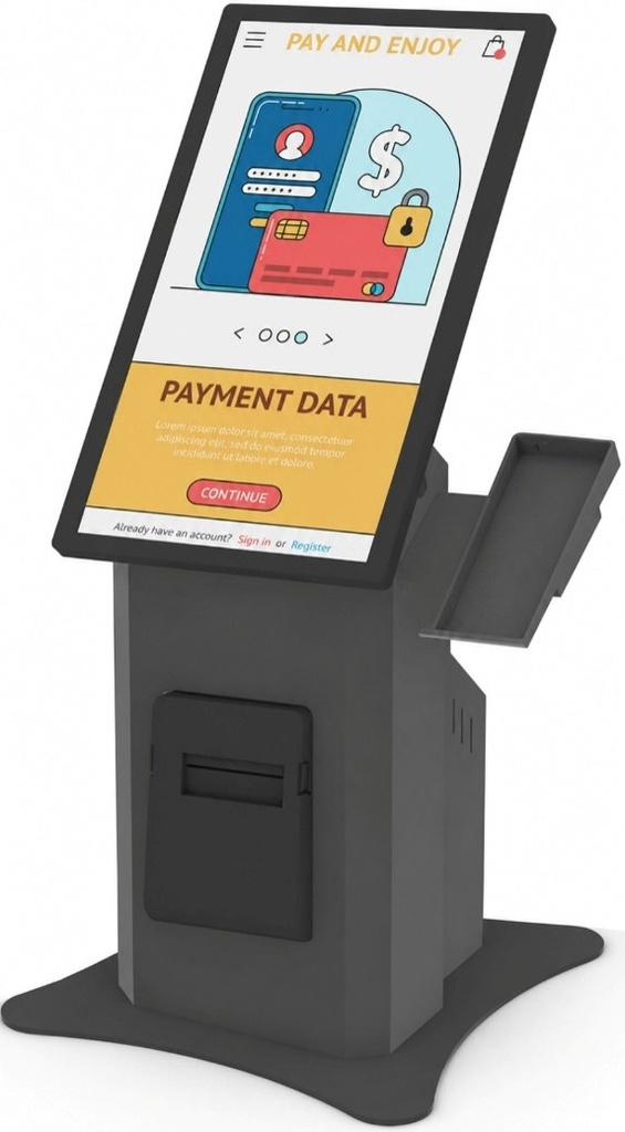 DigiSIGN Retail Kiosk Desk [Black]