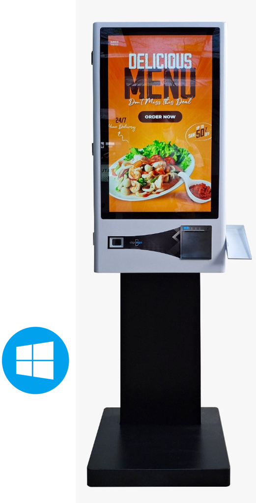 DigiSIGN Self Order Kiosk 32 Inch Windows with Stand