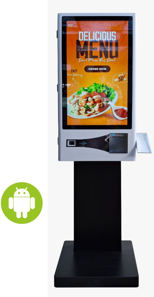 DigiSIGN Self Order Kiosk 32 Inch Android with Stand