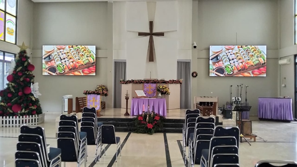 LED Videotron Indoor Fixed P2.5 uk. 320 cm x 176 cm