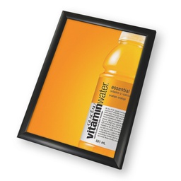 [LGB-CFL-033] Click Frame Curve Slim Lightbox Hitam 60 cm x 120 cm + Adaptor 12 V 5 A