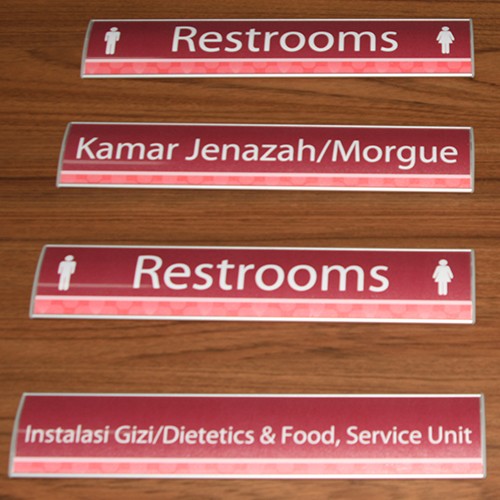 ARC SIGN SINGLE SIDED 20 X 6 CM