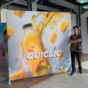 Quiclic Backwall Flat + Graphic 243 cm x 228 cm