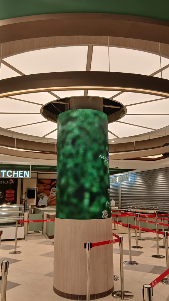LED Videotron Flexible P2.5 Indoor uk. 320 cm x 192 cm + Biaya Kirim & Pemasangan