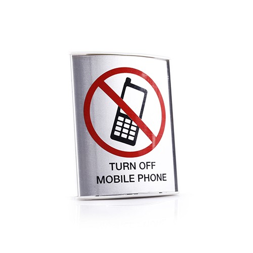 NO MOBILE PHONE 14 X 11,5 CM