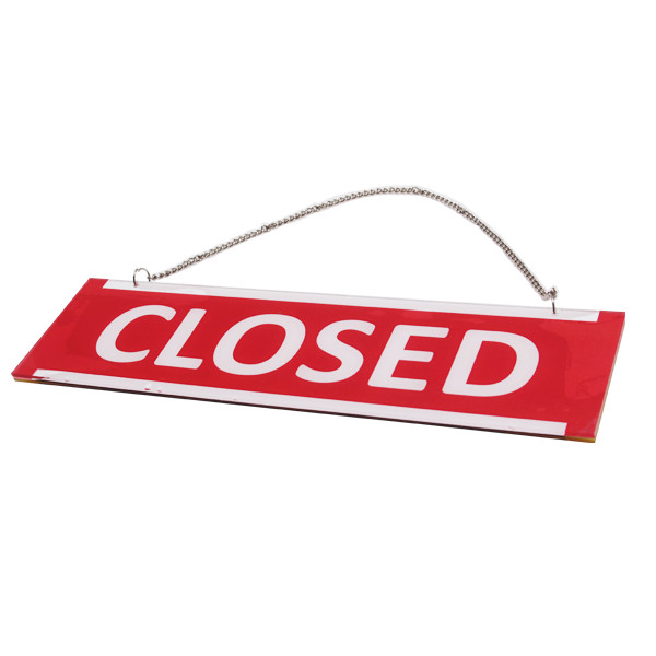 OPEN CLOSED - Acrylic Rectangle Sign