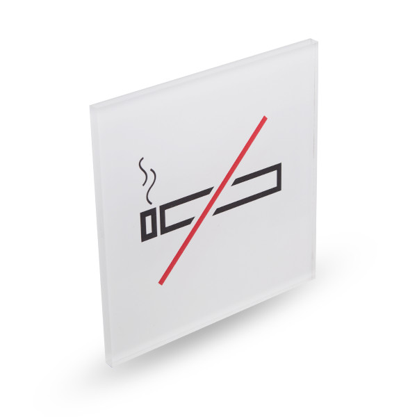 NO SMOKING -Acrylic Square Sign