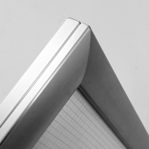 Click Frame Curve Slim Lightbox Silver A4 (21 x 29,7 cm)