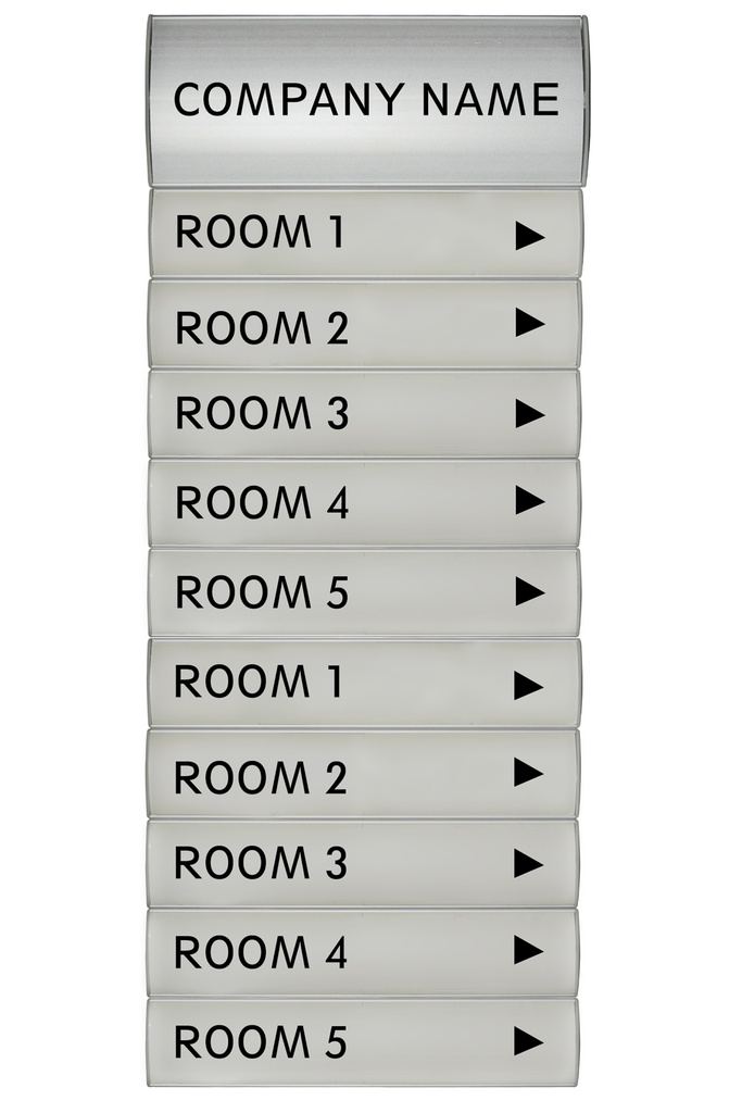 Tenant Directory 11 Row - 60 cm