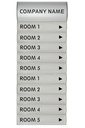 Tenant Directory 11 Row - 60 cm