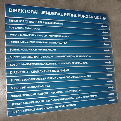 Tenant Directory 11 Row - 80 cm