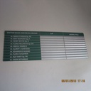 Tenant Directory 11 Row - 80 cm