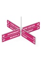 Way Finding - 4 Way 2 Row 2 Side 60 x 11,5 cm