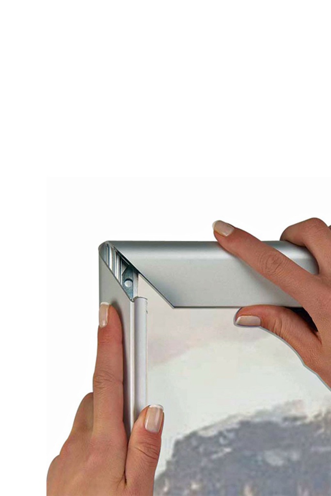 X Bright Snap Frame Lightbox 120 cm x 60 cm (Silver)