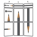 Header Flexiframe Backwall Basic 6 Grey Metalic