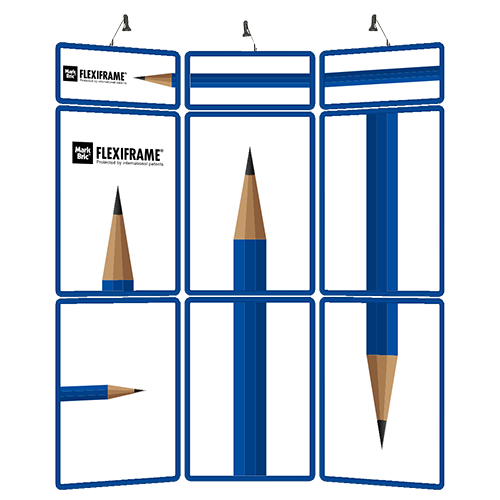 Flexiframe Backwall Basic 6 Blue