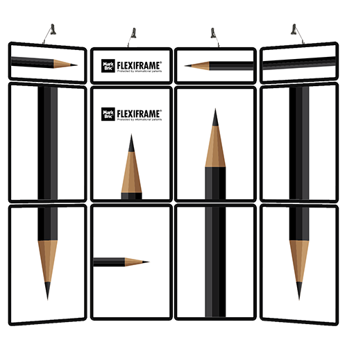 Flexiframe Backwall Basic 8 Black