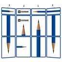 Flexiframe Backwall Basic 8 Blue