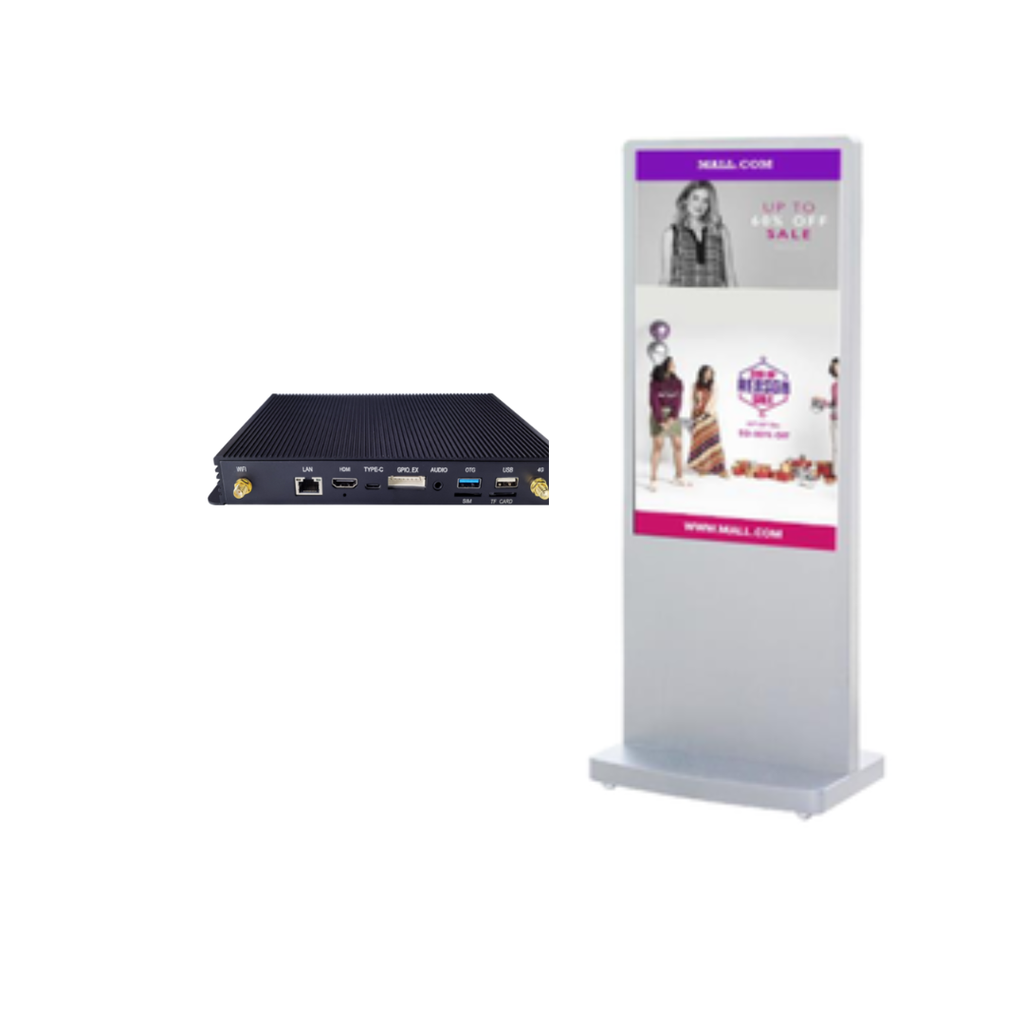 DigiSIGN Floorstand 43S White with Android Box