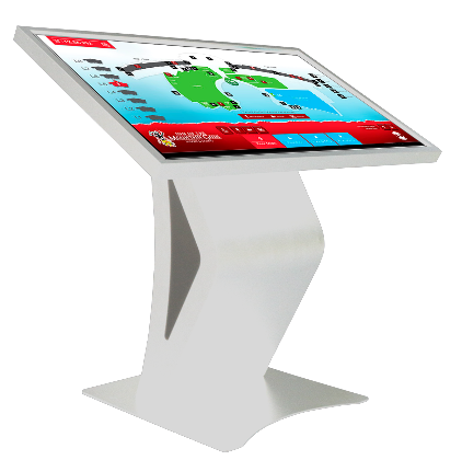 DigiSIGN Interactive Professional Display 43 Inch with Table Stand (White)