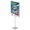 FRAME STAND 60 CM X 90 CM 2 PCS 2 SIDED