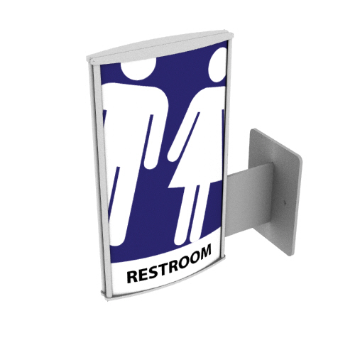 ARC SIGN DOUBLE SIDED 20 X 11,5 CM (VERTICAL)