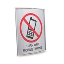 NO MOBILE PHONE 14 X 11,5 CM
