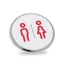 RESTROOM-Chromed Round D 16,5 cm