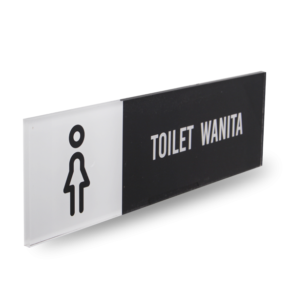 WANITA - Acrylic Rectangle Sign