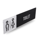 TOILET - Acrylic Rectangle Sign