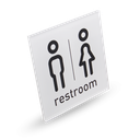 TOILET - Acrylic Square Sign