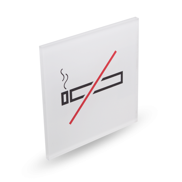 NO SMOKING -Acrylic Square Sign