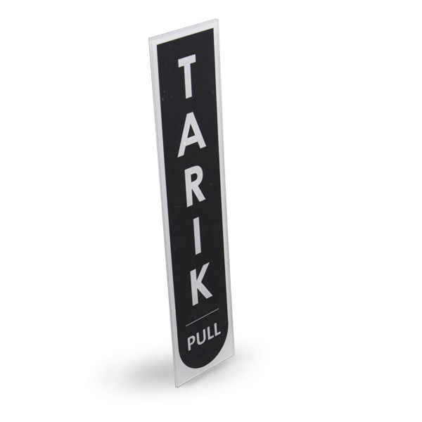 TARIK - Acrylic Rectangle Sign