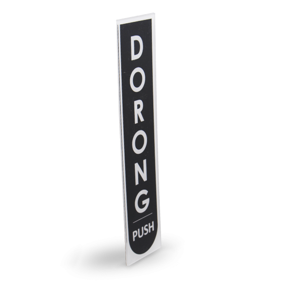 DORONG - Acrylic Rectangle Sign