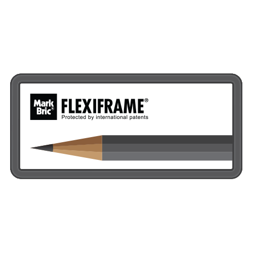 Flexiframe Single 70 x 30 cm Grey Metalic