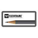 Flexiframe Single 70 x 30 cm Grey Metalic