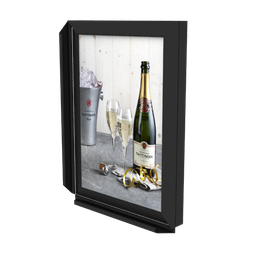 X Bright Snap Frame Hitam Lightbox 146 x 26 cm SALE