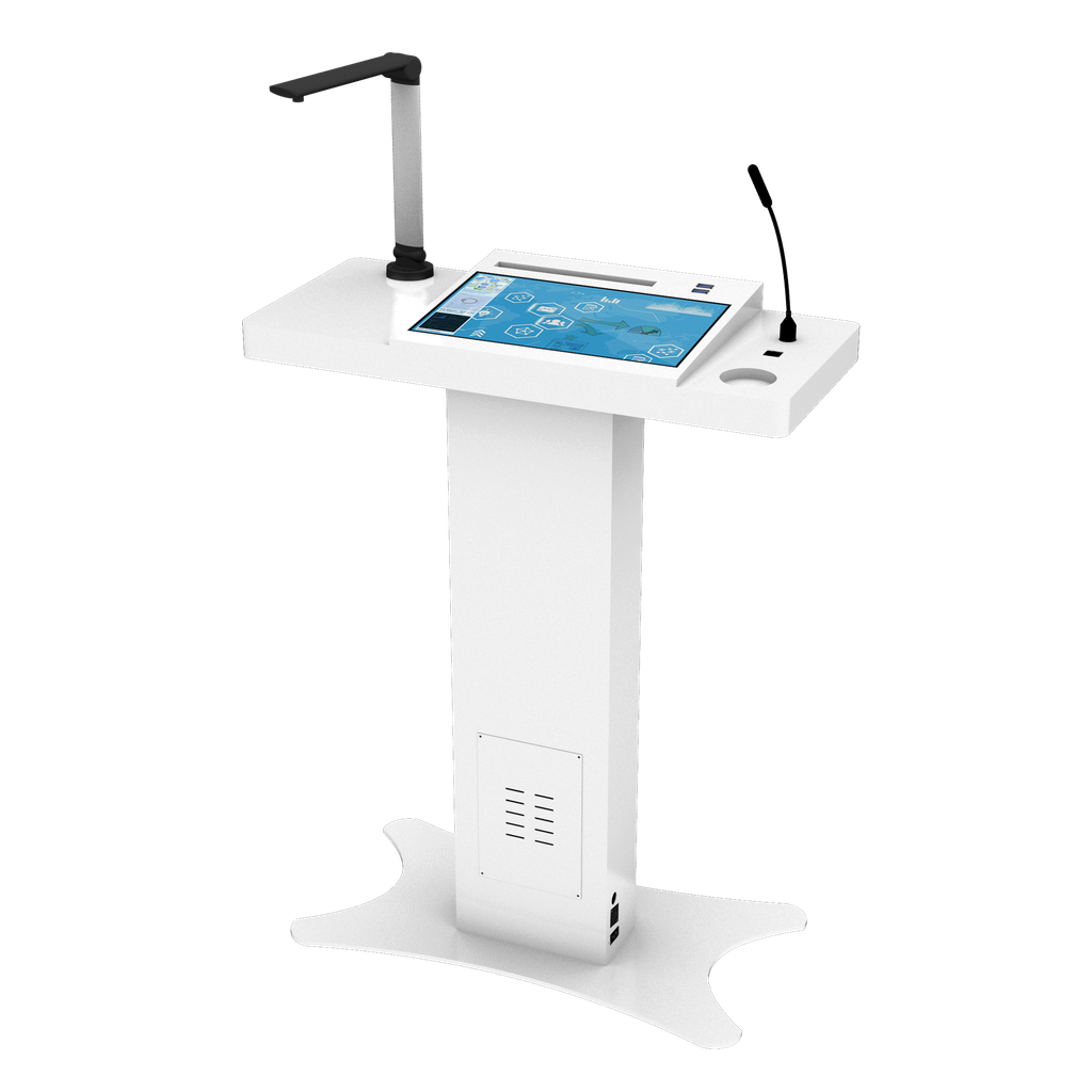 Digisign Digital Podium Touch (White) - Premium with Intel i5