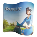 [GDP-IDP-P010] Quiclic Backwall S Shape + Graphic 270 cm x 228 cm