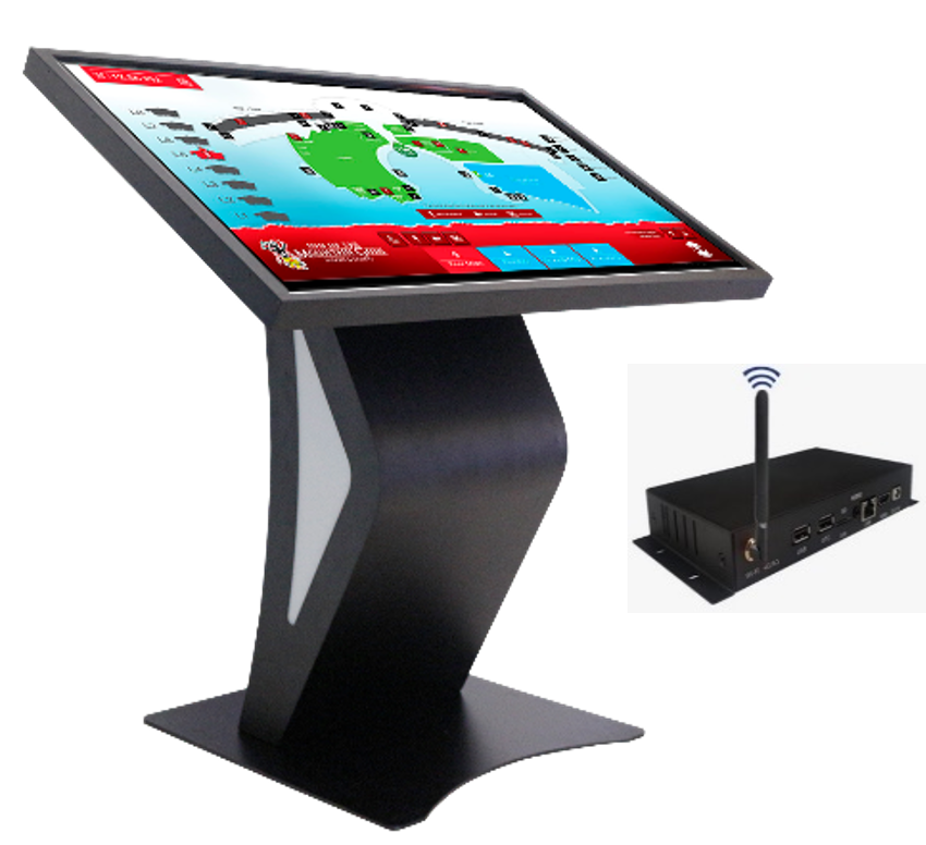 DigiSIGN Interactive Display 43S Black Table Stand with Android Box