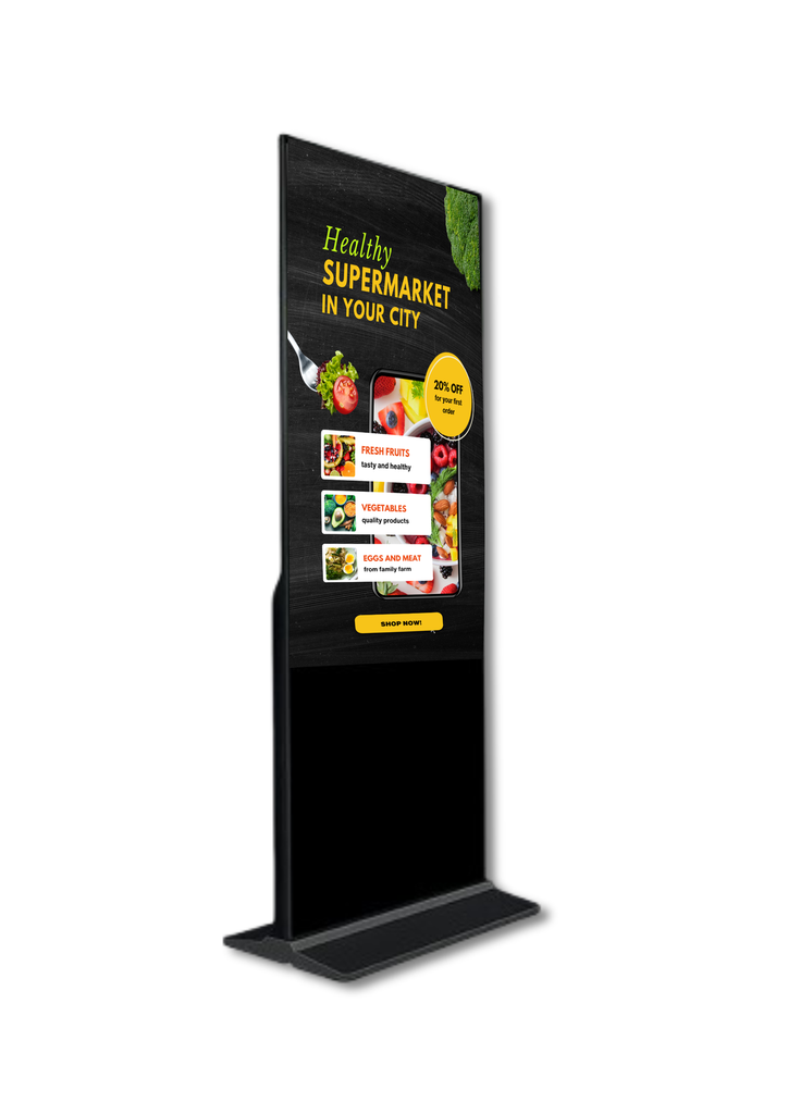 DigiSIGN Slim Floorstand Lite 43 Inch V2