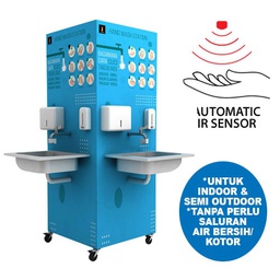 [ISD-HWS-007] 2 SINK HAND WASH STATION (OTOMATIS)