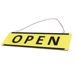 [MP-003-002] OPEN CLOSED - Acrylic Rectangle Sign