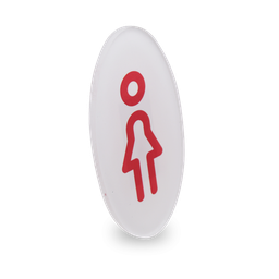 [MP-003-016] WANITA -Acrylic Oval Sign