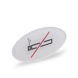 [MP-003-018] NO SMOKING - Acrylic Oval Sign