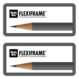 [MRB-FFR-003] Header Flexiframe Backwall Basic 4 Grey Metalic