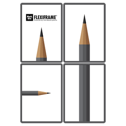 [MRB-FFR-012] Flexiframe Backwall Basic 4 Grey Metalic