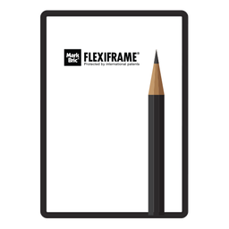 [MRB-FFR-021] Flexiframe Single 70 x 100 cm Black